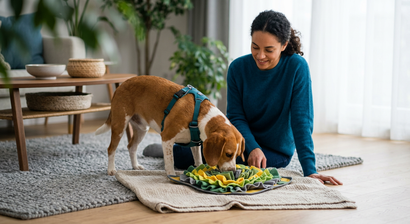 How Scent-Work Lowers Dog Stress